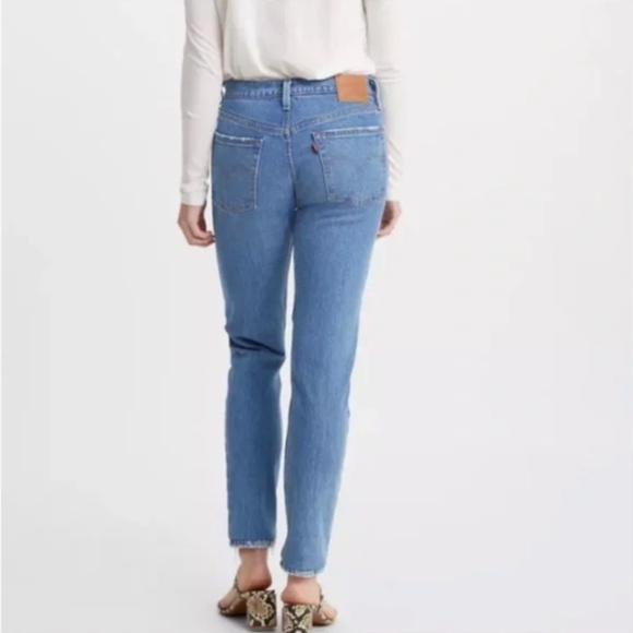 Like-New- Levi's Premium 501 Skinny Stretch Jeans Jive Hushed (25/28) - Picture 11 of 11